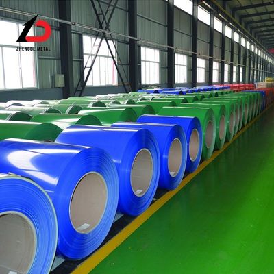 calidad  JIS PPGI Steel Coil 20 Gauge 28 Gauge Color Coated Galvanized Steel Coil fábrica