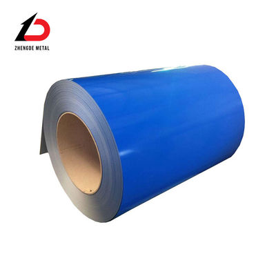 Rollada en caliente 0,5*1250mm 3019 Ral 5030 Ral 9002 Ral 3020 PPGI Dx51d 20/5um 0,47mm Espeso de color revestido / prepintado de acero galvanizado bobina