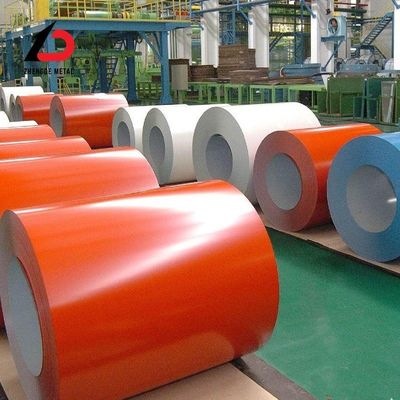 Ral9010 Color prepintado bobina de acero galvanizado PPGI PPGL para el tejado de la casa de la hoja material de construcción