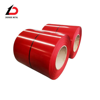 Bobina de acero PPGI de 610 mm de diámetro interior ofrece fácil conformado y protección superior contra la corrosión
