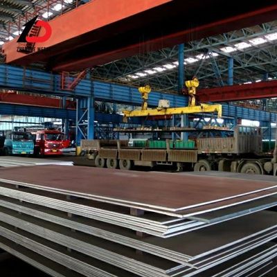 Suministro de fábrica Placas de acero laminadas en caliente de alta calidad para la construcción