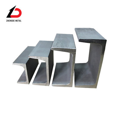Profiles suaves Gi Galvanizado En S235jr S275jr S355jr A36 Ss400 Purlin Estructural C U Canal de acero bajo en carbono