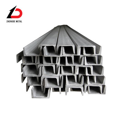 Acero de carbono A36 C canal con precio competitivo 41X41 41*21 Acero galvanizado en caliente DIP galvanizado en U canal