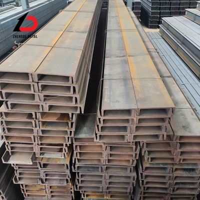 Acero al carbono laminado en caliente canal U S235jr S355jr 16 canal U de calibre metálico