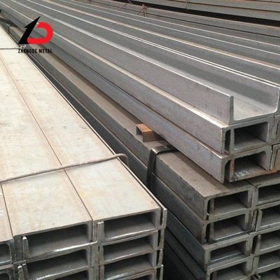 Acero al carbono laminado en caliente canal U S235jr S355jr 16 canal U de calibre metálico