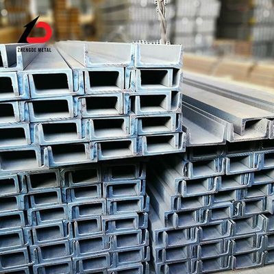 Acero al carbono laminado en frío U canal estructural U canal con galvanizado En S235jr