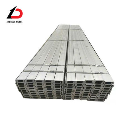 Acero al carbono ASTM U Canal Purlin U Canal de metal en forma de U 200X73X7mm