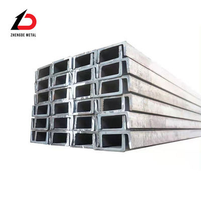 Acero al carbono ASTM U Canal Purlin U Canal de metal en forma de U 200X73X7mm