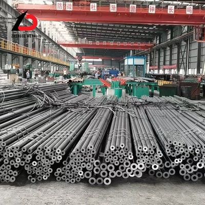 Producción directa JIS estándar En 10219 S235jr S355gh tubo de acero suave sin costura tubo de acero negro de hierro 6m 12m de acero al carbono