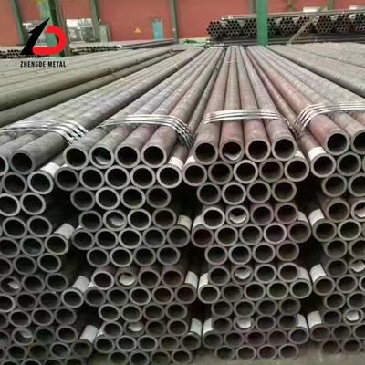 Producción directa JIS estándar En 10219 S235jr S355gh tubo de acero suave sin costura tubo de acero negro de hierro 6m 12m de acero al carbono
