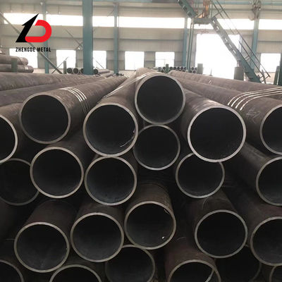 Producción directa JIS estándar En 10219 S235jr S355gh tubo de acero suave sin costura tubo de acero negro de hierro 6m 12m de acero al carbono
