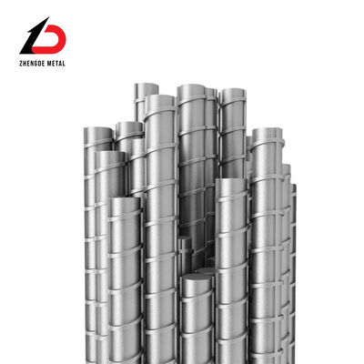 Rebarras de rodillos de hierro laminados a caliente HRB400 HRB500 Rebarras de acero B500 B500b Barra deformada Diámetro personalizado 6mm-50mm A500 Refuerzo de acero Refuerzo de barras