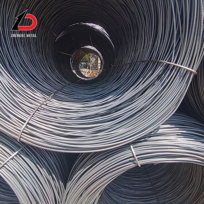 Rebarras de rodillos de hierro laminados a caliente HRB400 HRB500 Rebarras de acero B500 B500b Barra deformada Diámetro personalizado 6mm-50mm A500 Refuerzo de acero Refuerzo de barras