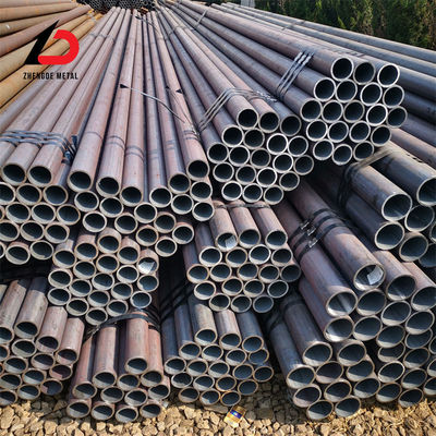 S235jr S265jr S275jr S335jr S355jr S555 SA 214 Tubos redondos de acero sin costuras de acero al carbono Tubos y tubos negros para estructura Tubos de aceite Tubos de caldera