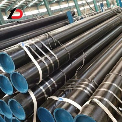 ASTM A53 A106 Lista grande 40 Gr B ERW Tubo de acero al carbono para tuberías de petróleo y gas