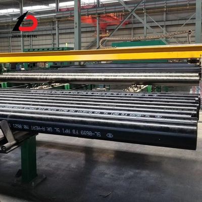 ASTM A53 A106 Lista grande 40 Gr B ERW Tubo de acero al carbono para tuberías de petróleo y gas