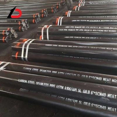 API 5L X42 X52 X56 X6 Sch ASTM A106 A36 A53 DN350 DN400 Tubos de acero al carbono negro suave y giros de tubería de petróleo CS ERW
