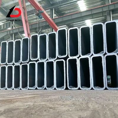 Tubo sin costura de acero al carbono 50*100mm 5mm espesor negro Tubo cuadrado de acero suave sin costura con corte de proceso Sección cuadrada Forma longitud personalizada