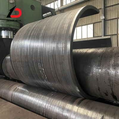 Tubo de acero soldado por carbono Q345 API L80 API N80 ERW Efw Saw Hot Rolled Tube enrollado de pared gruesa para la industria química Minería