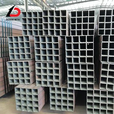 Ingeniería de estructuras de acero Usado 5.8m 9.8m 11.8m Dimensión personalizada fábrica buen precio 16mn tubos cuadrados sin costuras laminados en caliente
