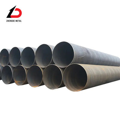 A106 A36 A53 Tubo de acero de espesor de 6 mm-20 mm SSAW 609 mm Tubo de acero soldado en espiral utilizado para oleoductos y gasoductos
