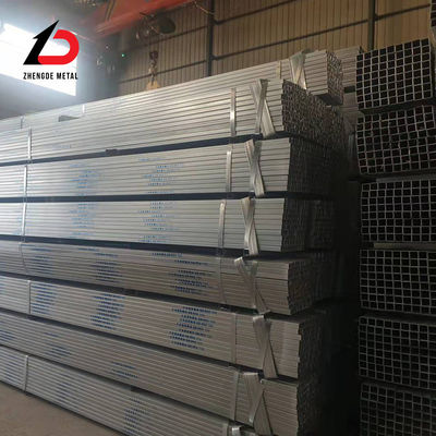 Tamaño personalizado de fábrica 20*20 25*25 30*30 100*100 200*200 20*40 30*40 tubo galvanizado en caliente tubo rectangular cuadrado