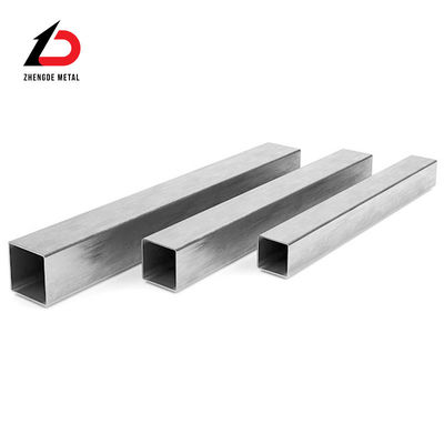 Tubos rectangulares de acero inoxidable pulido DIN Ss 201 304 Ss