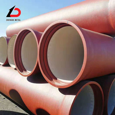 Transporte de agua del grifo DN80-2600mm Dimensiones personalizadas Precio de fábrica Ventas Tubo de hierro dúctil