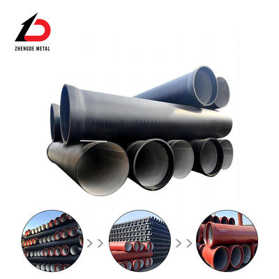 Transporte de agua del grifo DN80-2600mm Dimensiones personalizadas Precio de fábrica Ventas Tubo de hierro dúctil