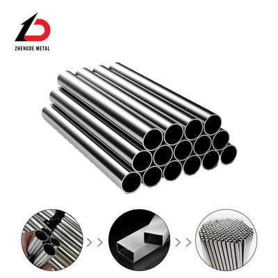 Tubo DIN 2b de acero inoxidable grabado redondo Sch 10 tubo de acero inoxidable