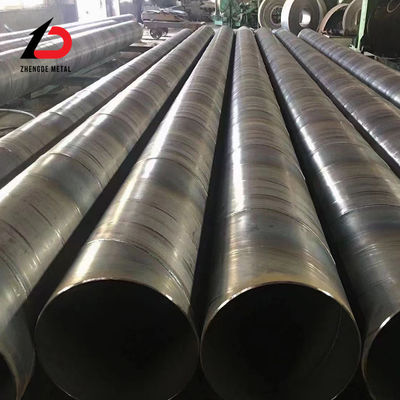 Tubo de carbono hueco laminado en caliente A36 Ss400 S235jr S355jr 1020 Sch80 Tubo redondo de acero al carbono soldado