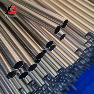 Tubo sin costura de acero inoxidable AISI 8K Superficie de dibujo en frío 304 SS316