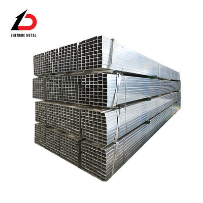 2.5 X2 5 Tubos cuadrados de hierro galvanizado galvanizado de acero