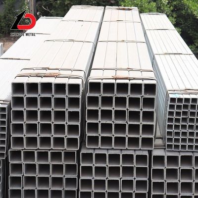 2.5 X2 5 Tubos cuadrados de hierro galvanizado galvanizado de acero