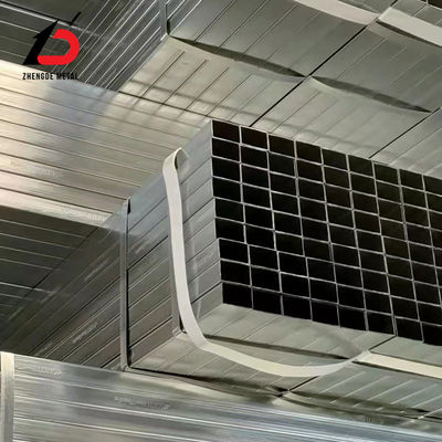 Fabrica personalizado 20*30 30*40 40*60 60*80*2/1.5mm tubo/tubo rectangular galvanizado en caliente