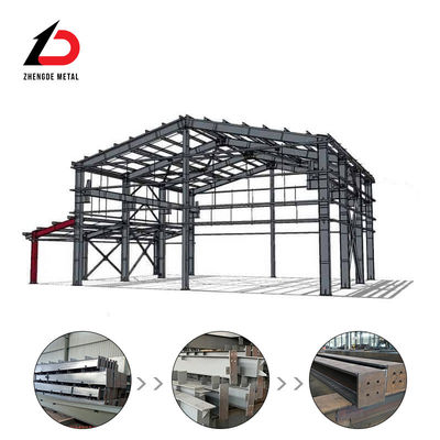 Q235 Construcción prefabricada estructura de acero personalizada S235 S275jr