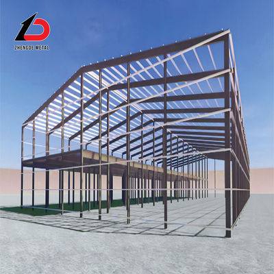 Q235 Construcción prefabricada estructura de acero personalizada S235 S275jr