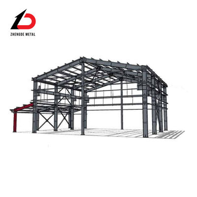 Q235 Construcción prefabricada estructura de acero personalizada S235 S275jr