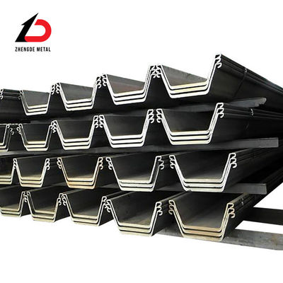 China Tipo U Z II 2 forma laminada en caliente PU32-1 PU32+1 PU 32 Larsen Sy390 Sy295 Ms Mild baja de carbono de acero de chapa pila para la construcción precio de fábrica