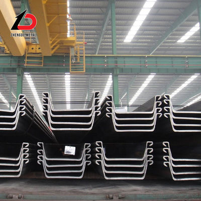 China Tipo U Z II 2 forma laminada en caliente PU32-1 PU32+1 PU 32 Larsen Sy390 Sy295 Ms Mild baja de carbono de acero de chapa pila para la construcción precio de fábrica
