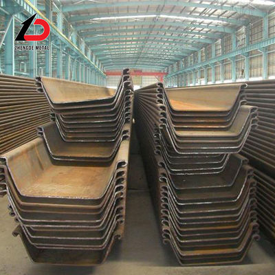 China Tipo U Z II 2 forma laminada en caliente PU32-1 PU32+1 PU 32 Larsen Sy390 Sy295 Ms Mild baja de carbono de acero de chapa pila para la construcción precio de fábrica