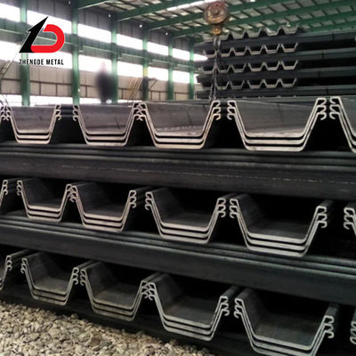 Pilas de acero laminadas en caliente de acero de tipo 2 Pilas de acero de tipo 3 Pilas de acero en forma de U con stock de fábrica