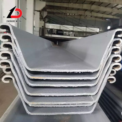 Pilas de chapa de acero laminada en caliente de tipo Sy290 U para paredes de contención
