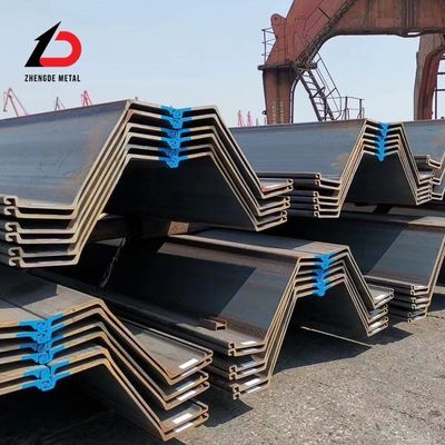 Pilas de chapa de acero laminada en caliente de tipo Sy290 U para paredes de contención
