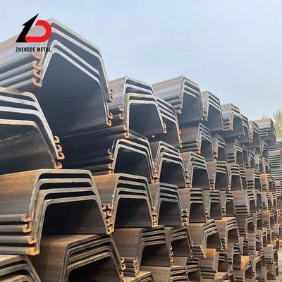 S275 S355 Q345 Z Tipo de hoja de pila 400X100X10.5mm 6-12m U/C/Z/T Tipo