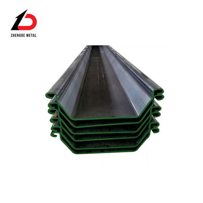 U tipo de pila de hojas laminadas en frío personalizada Sy290 para pared de contención