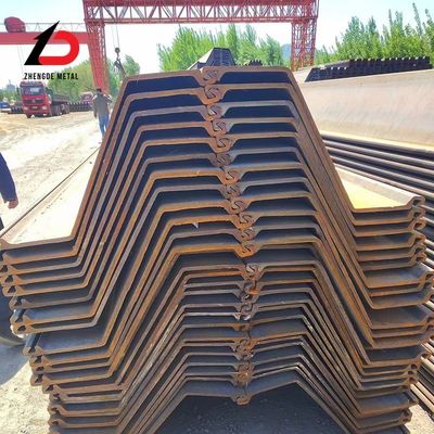 Construcción de edificios Pilas de chapa de acero 400X100X10.5mmx12m 310mm DC01 SPCC 12m
