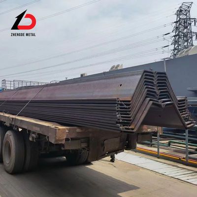 Pilas de acero laminadas en caliente Sy295 S355 Sy390 Larsen U Z