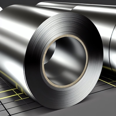 DX51D+AZ bobina galvanizada 5-12μm recubrimiento de zinc electrolítico 1250mm de ancho