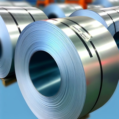 DX51D+AZ bobina de acero galvanizado 5-12μm recubrimiento de zinc para el transporte